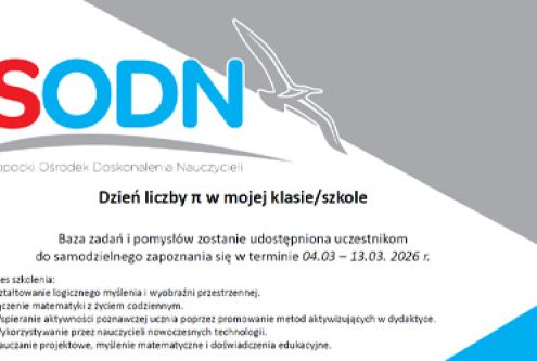 Baza zadań i pomysłów zostanie udostępniona uczestnikom do samodzielnego zapoznania się w termini...